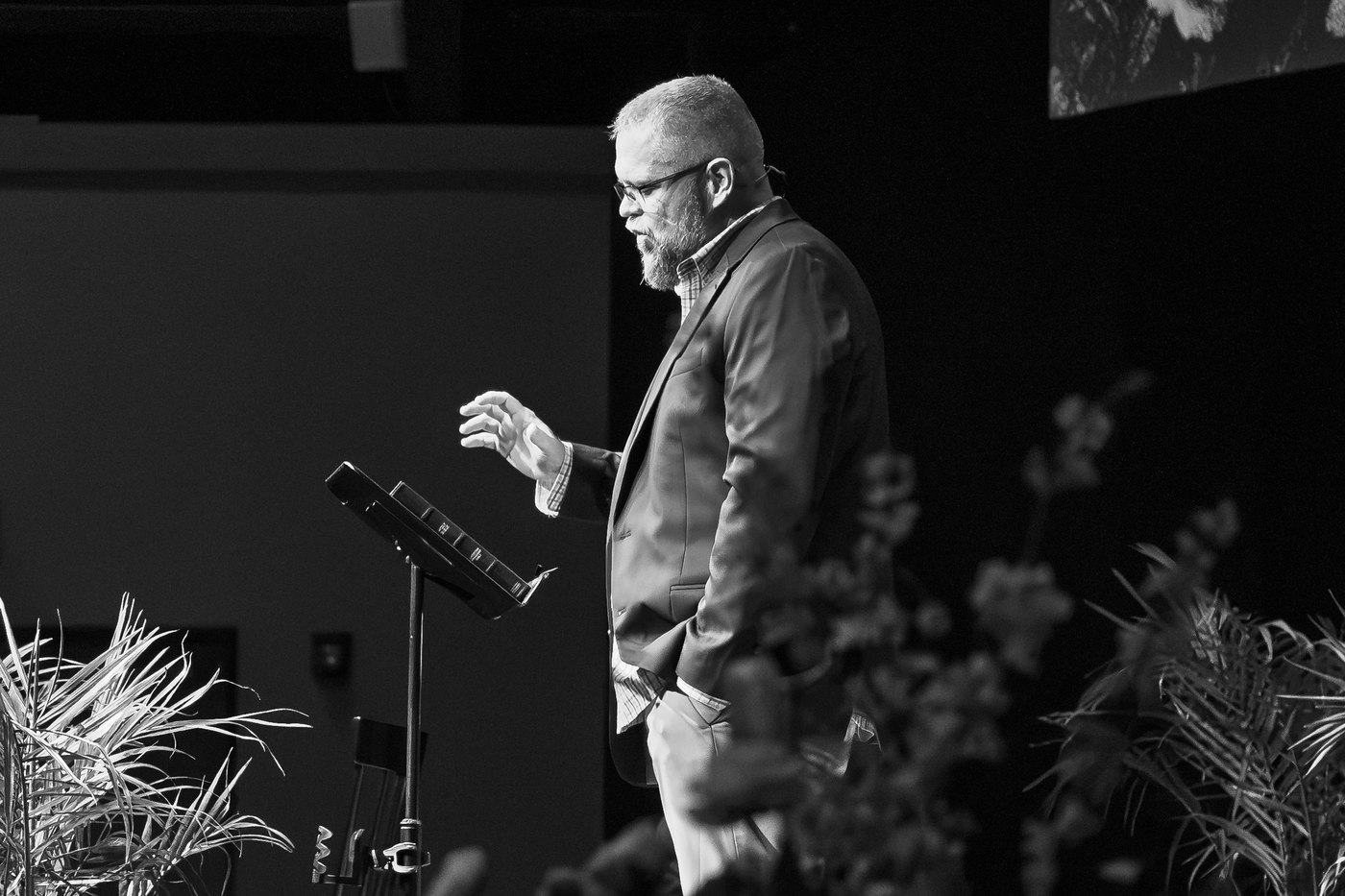 Chad Merrell preaching